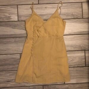 EMORY PARK Yellow Mini Dress